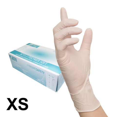 'Latex-Handschuhe Polymer Soft Gr. XS'