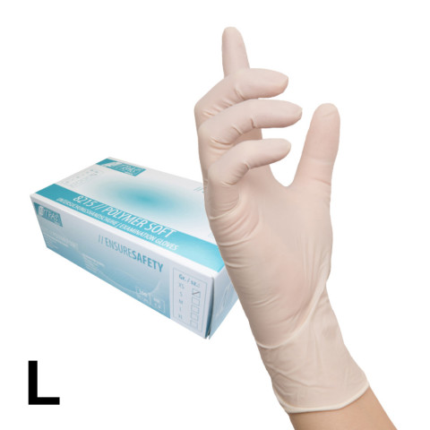 'Latex-Handschuhe Polymer Soft Gr. L'