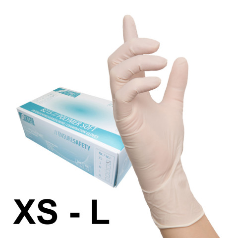 'Latex-Handschuhe Polymer Soft'