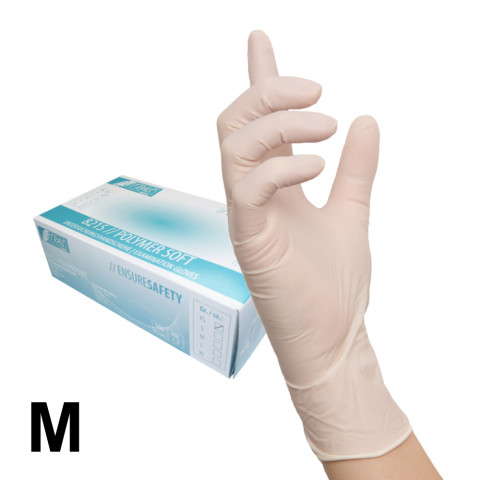 'Premium Latex Sensitive M, gloves, 100 pieces'