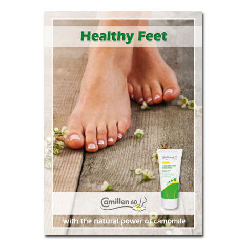 'Poster Healthy Feet English 42 x 60 cm'